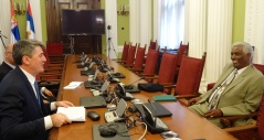 14. septembar 2016. Predsednik Odbora za spoljne poslove u razgovoru sa poslanikom Federalnog parlamenta Etiopije